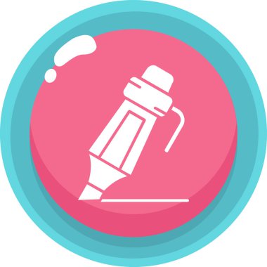 Gaz eksikliği simgesinin vektör illüstrasyonu