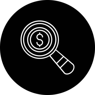 Dolar simgesi vektör illüstrasyonu