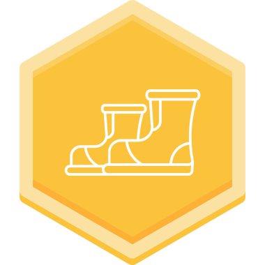 Bir kış botunun vektör çizimi