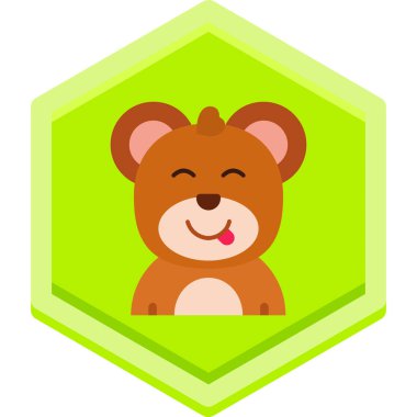 hayvan simgesi vektör illüstrasyonu