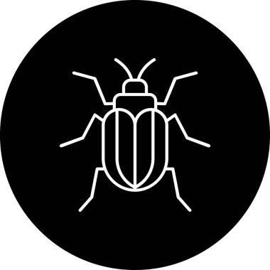 Böcek vektör simgesi tasarımı