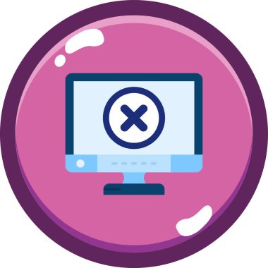 Web simgesi, basit vektör illüstrasyonu