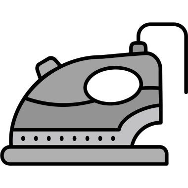 Demir ikon vektör illüstrasyonu