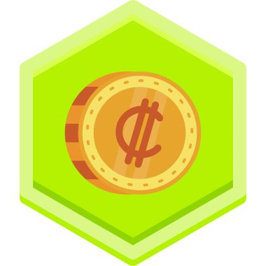 para sikkesi vektör simgesi