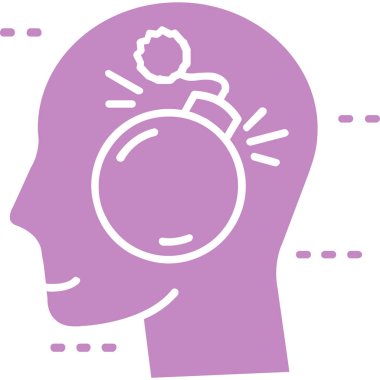 Beyin fikri zihin simgesi - özet biçimi