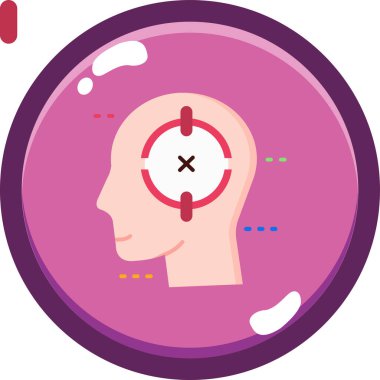 İnsan beyninin vektör çizimi