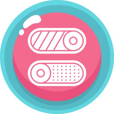 Bebeğim. Web simgesi basit illüstrasyon