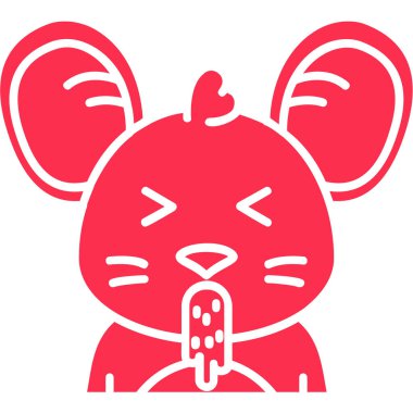 Hayvan. Web simgesi basit illüstrasyon