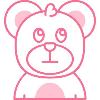 hayvan simgesi, vektör illüstrasyonu