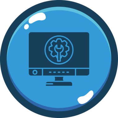 beyin ikonu vektör illüstrasyonu