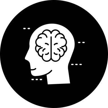 vektör insan başı simgesi