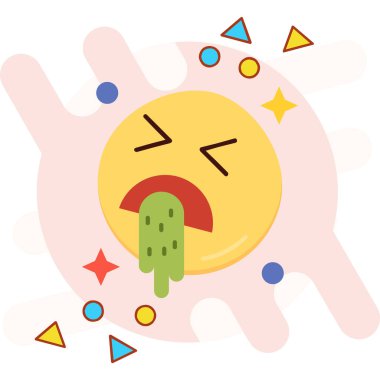 kawaii dondurma çizgi film vektör çizimi