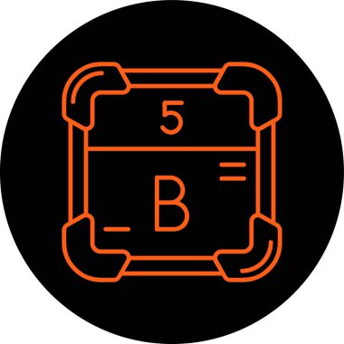 Bir b simgesinin vektör illüstrasyonu