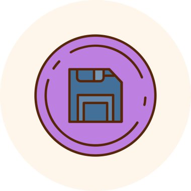 Bina. Web simgesi basit illüstrasyon