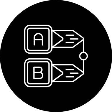 seo modern simgesinin vektör illüstrasyonu