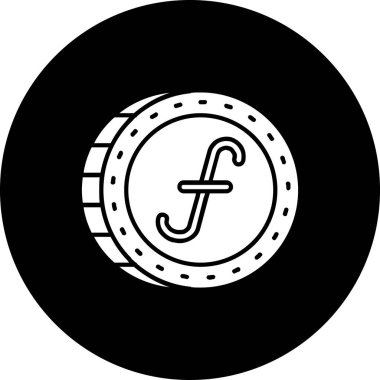 Sikke Simgesi vektör illüstrasyonu