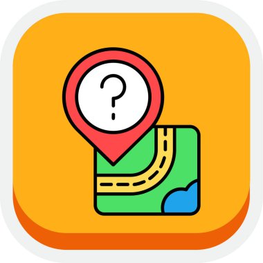 navigasyon simgesi vektör illüstrasyonu