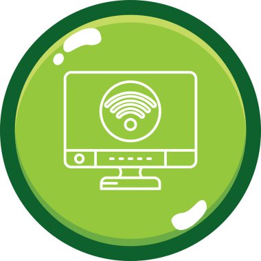 bilgisayar simgesi, vektör illüstrasyonu