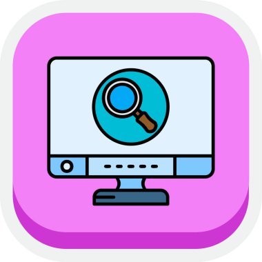 arama web renk tasarımı simgesi