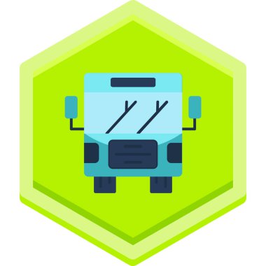 bus vektör simgesi modern illüstrasyon