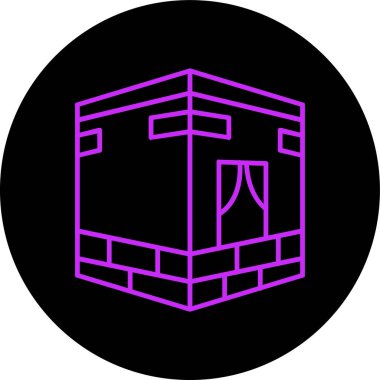 vektör evi simgesi, vektör illüstrasyonu