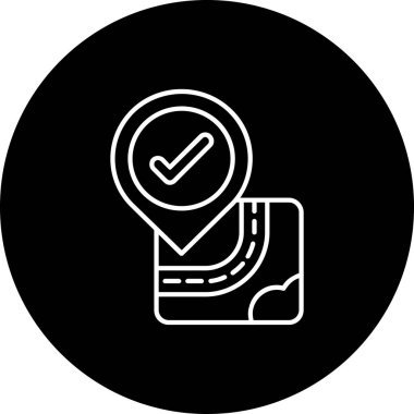 vektör onay işareti simgesi