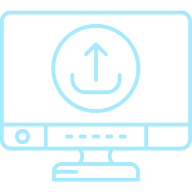 bilgisayar simgesi vektör illüstrasyonu