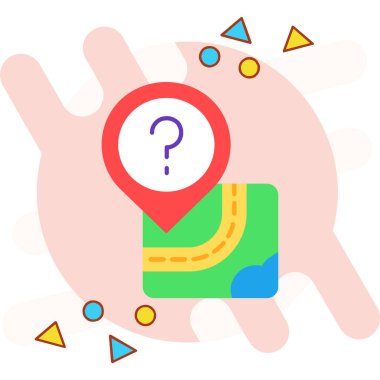 harita konum gezinme simgesi