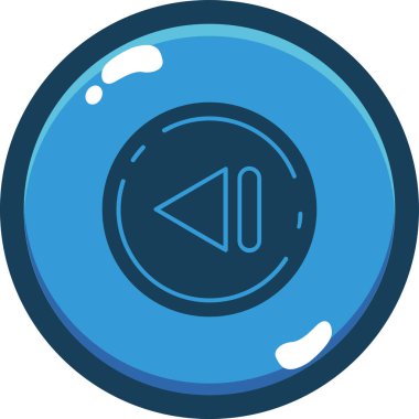 Konuşmacı. Web simgesi basit illüstrasyon