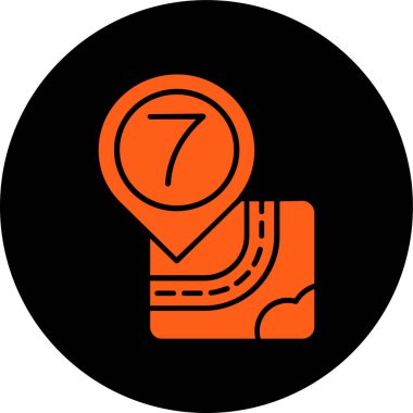 Harita işaretleyici. vektör illüstrasyonu