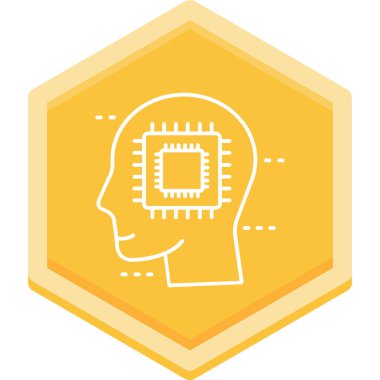 fikir web simgesi, basit vektör illüstrasyonu