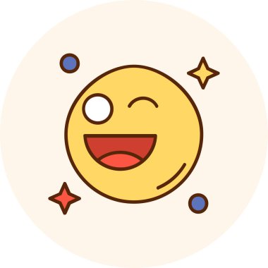 Mutlu gülen emoji simgesi