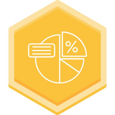 İndirim simgesi vektör illüstrasyonu