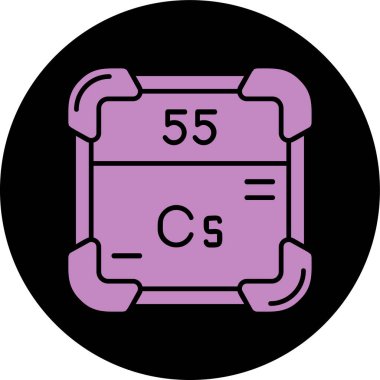 Bir 69 mm 'lik harf simgesinin vektör çizimi