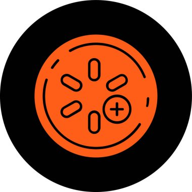 Bir araba simgesinin vektör illüstrasyonu