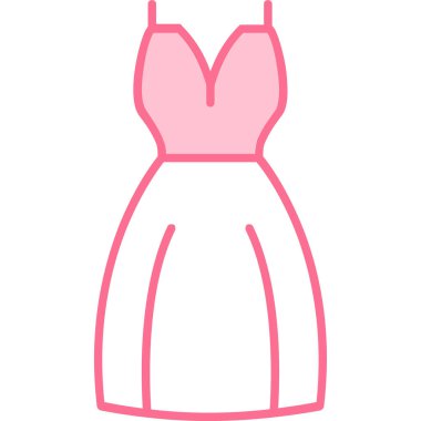 Moda. Web simgesi basit illüstrasyon