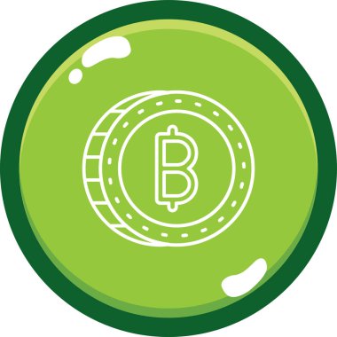 Bitcoin 'in vektör illüstrasyonu