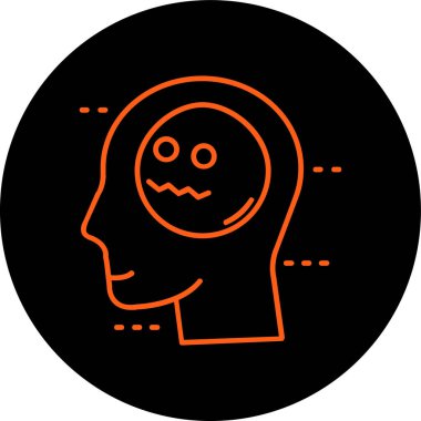 Bir Cadılar Bayramı simgesinin vektör illüstrasyonu