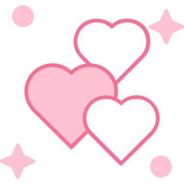 kurdeleli kalp, aşk simgesi, vektör tasarım ögesi.