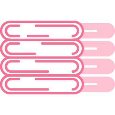 Güzellik ve moda simgesinin vektör çizimi