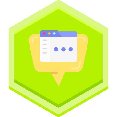 Rozet rozet simgesi taslak biçimi