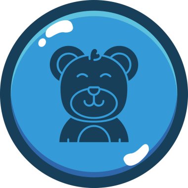 Bebek simgesi, vektör illüstrasyonu