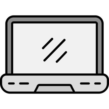 Dizüstü ekran vektör simgesi