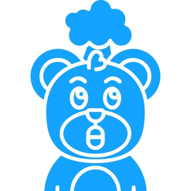 hayvan ayı memelisi simgesi taslak biçiminde