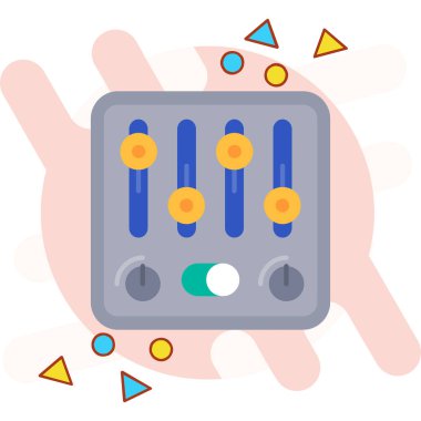 Kumarhane fişleri ikonu. Web için kumarhane çipleri vektör simgelerinin basit çizimi