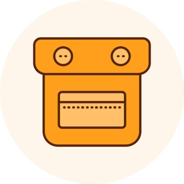 ATM 'de. Web simgesi basit illüstrasyon