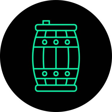 bira şişesi simgesi, vektör illüstrasyonu