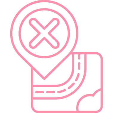 vektör haritası konumu simgesi