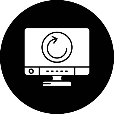 Zaman yönetimi simgesinin vektör illüstrasyonu