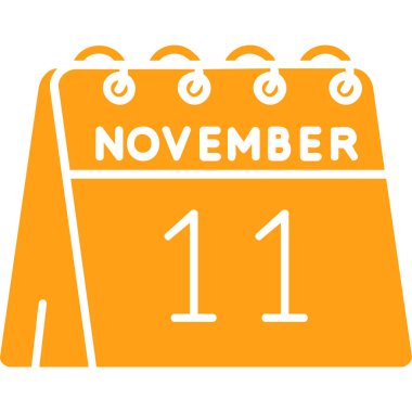 Kasım 1 - takvim simgesi - takvim vektör illüstrasyonu, günün sembolü.